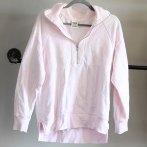 PINK brand, light pink, half zip up Jacket, size, XS